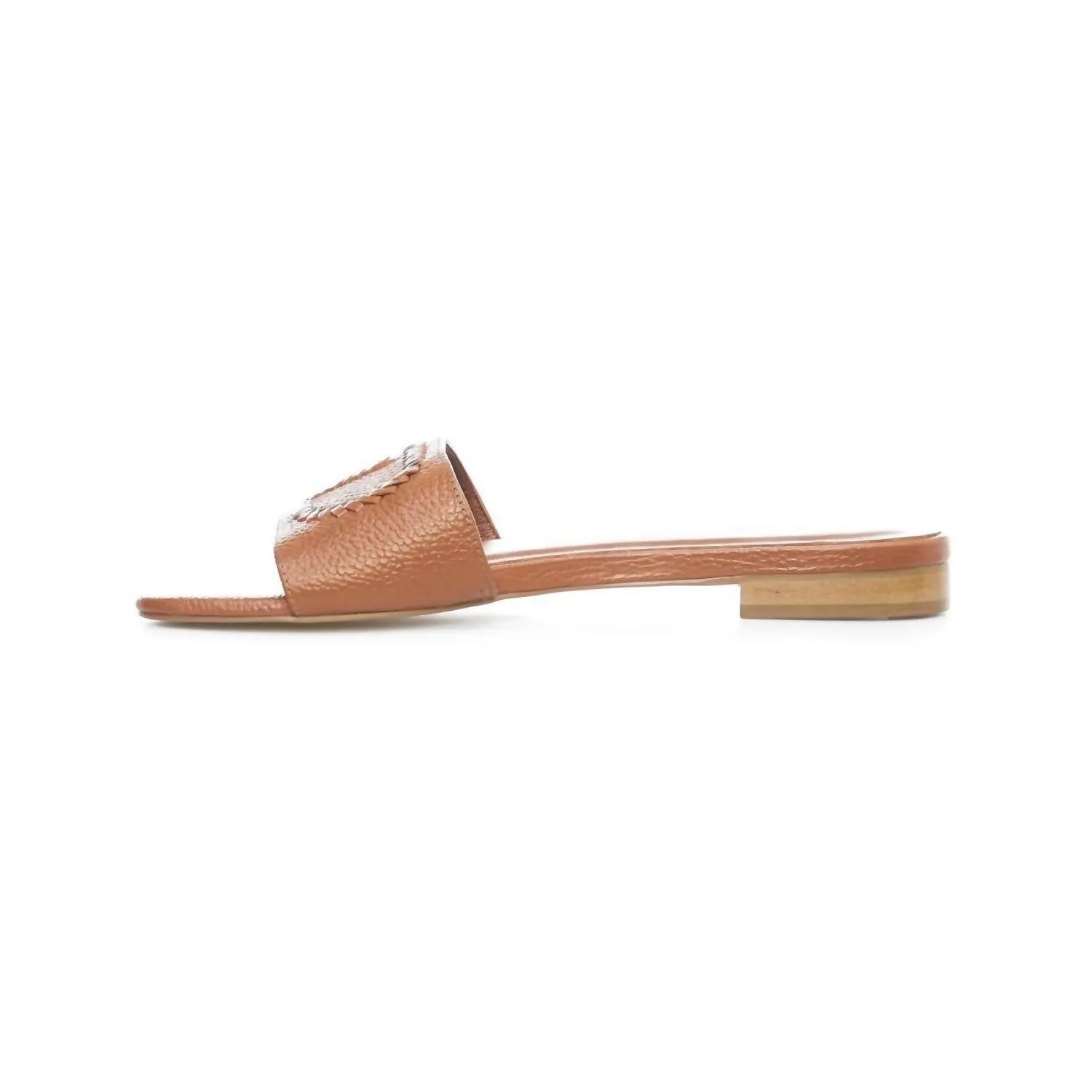 Ciabattina Slide In Cuoio