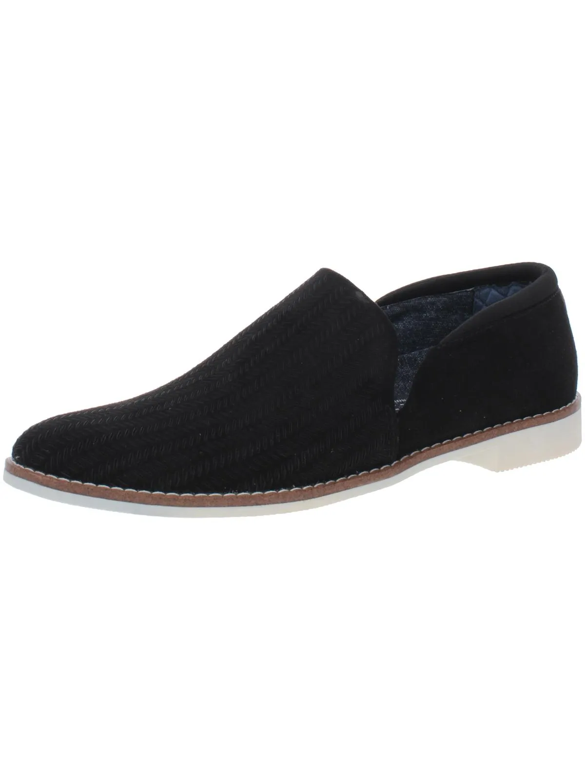 City Slicker Womens Faux Suede Flat Loafers