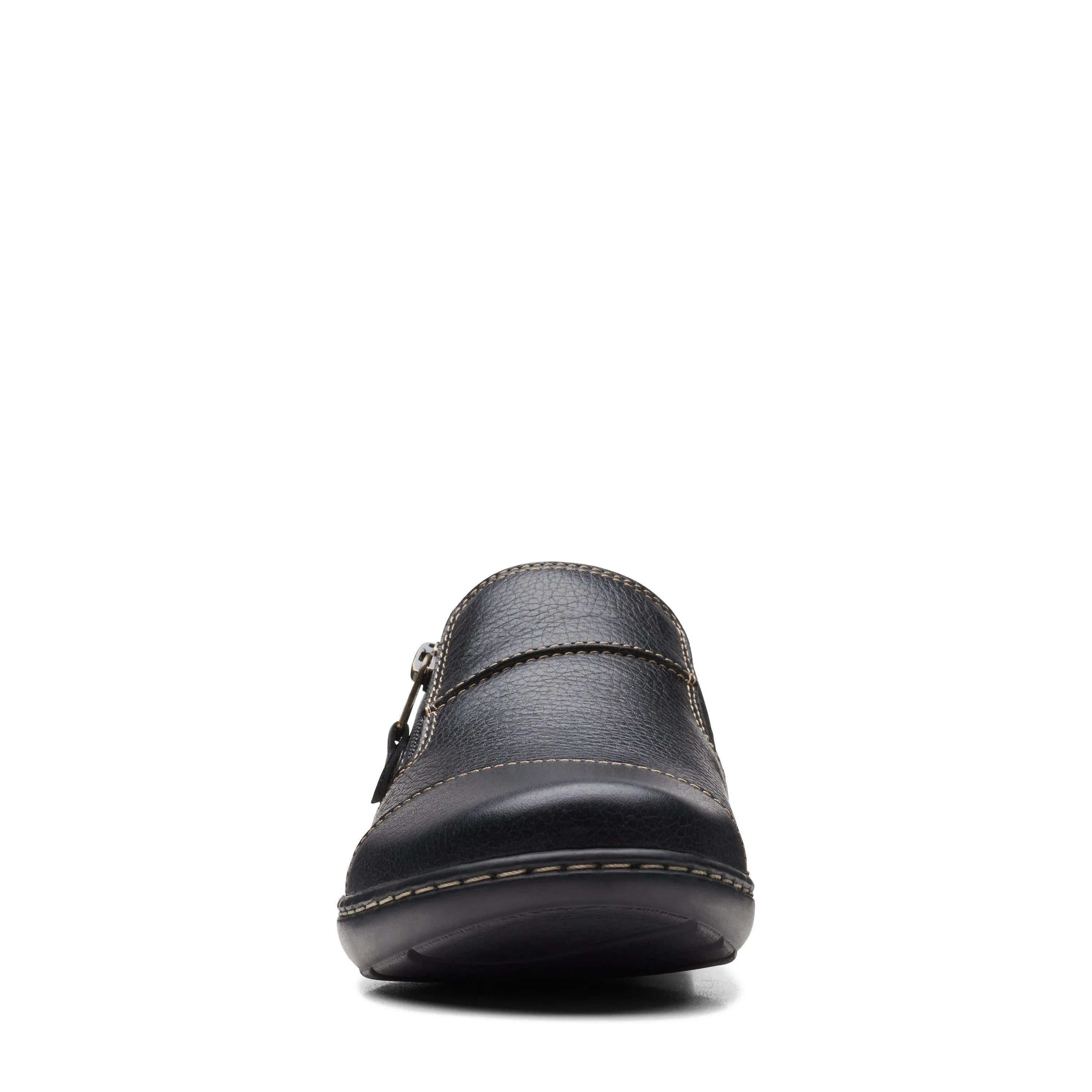 Clarks Cora Harbor in Black Leather