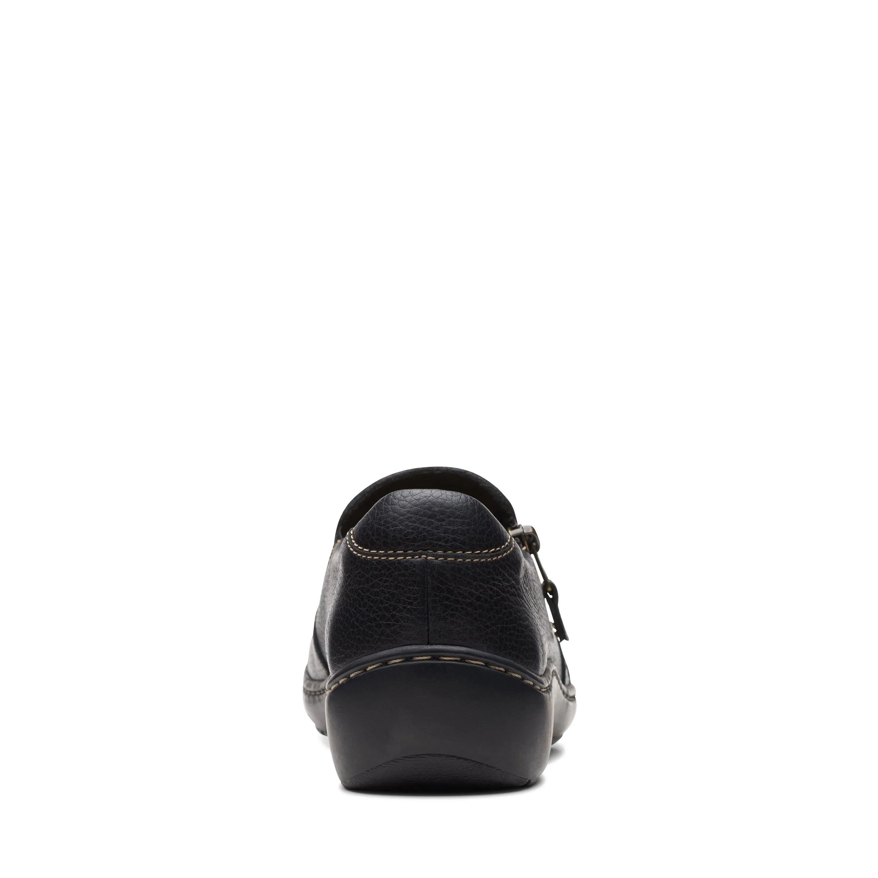 Clarks Cora Harbor in Black Leather