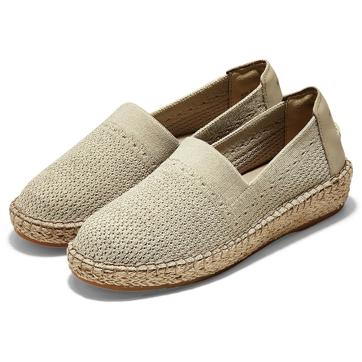 Cloudfeel Womens Knit Metallic Espadrilles
