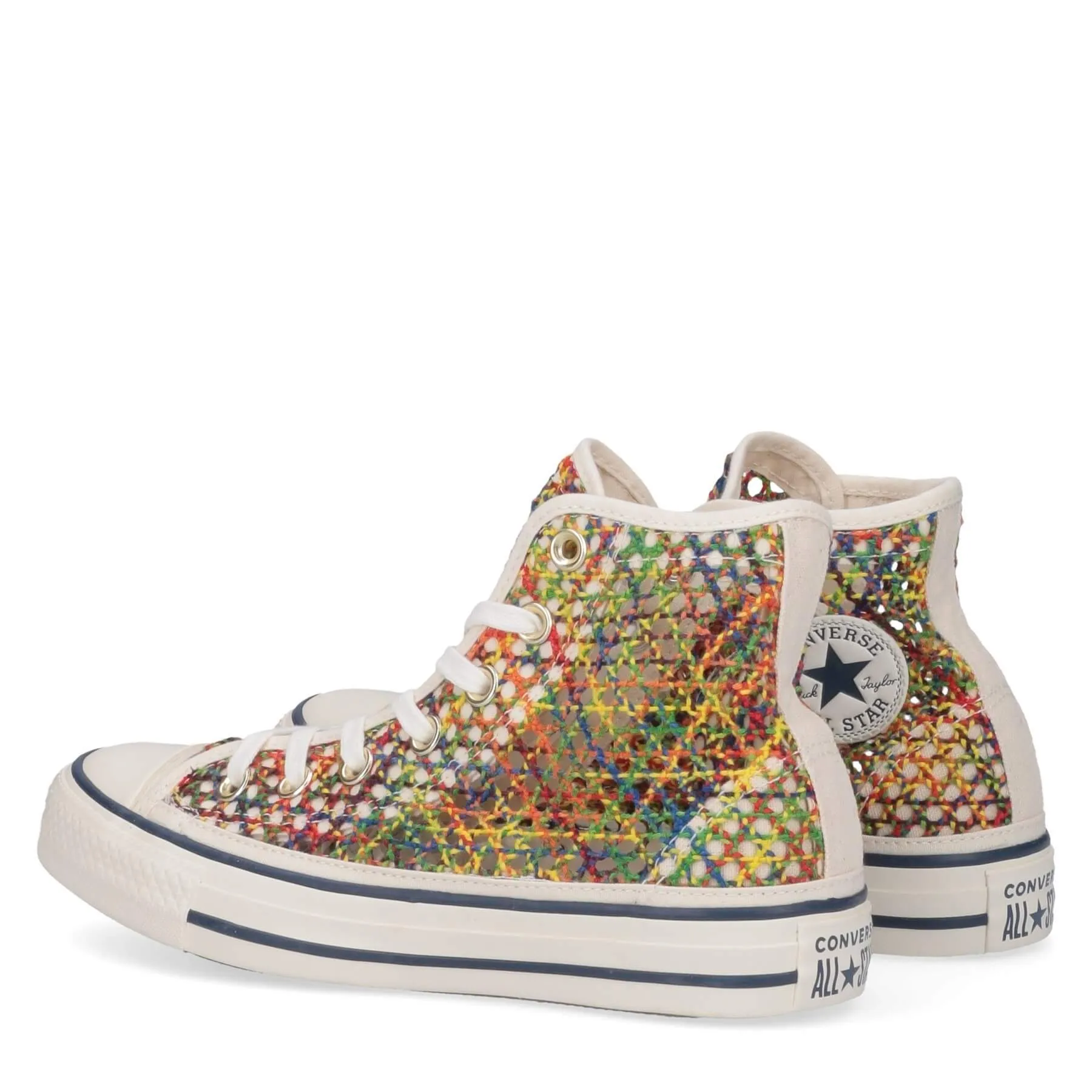 Converse Chuck Taylor All Star Ladies Multicolor Canvas Knit Sneakers