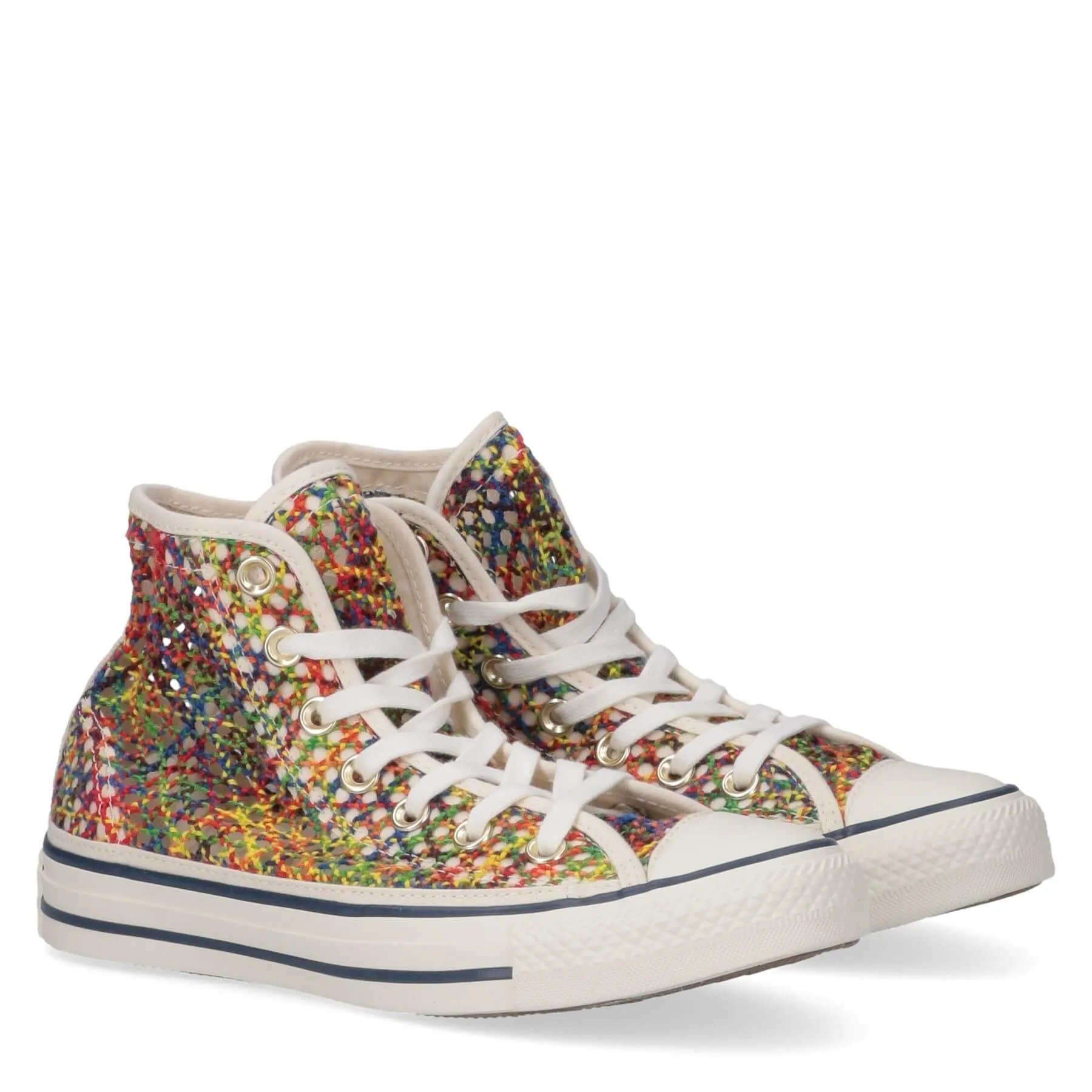 Converse Chuck Taylor All Star Ladies Multicolor Canvas Knit Sneakers