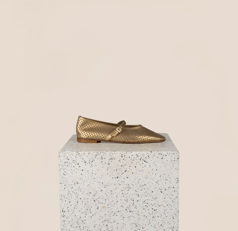 Cori - Perforated Gold Foil