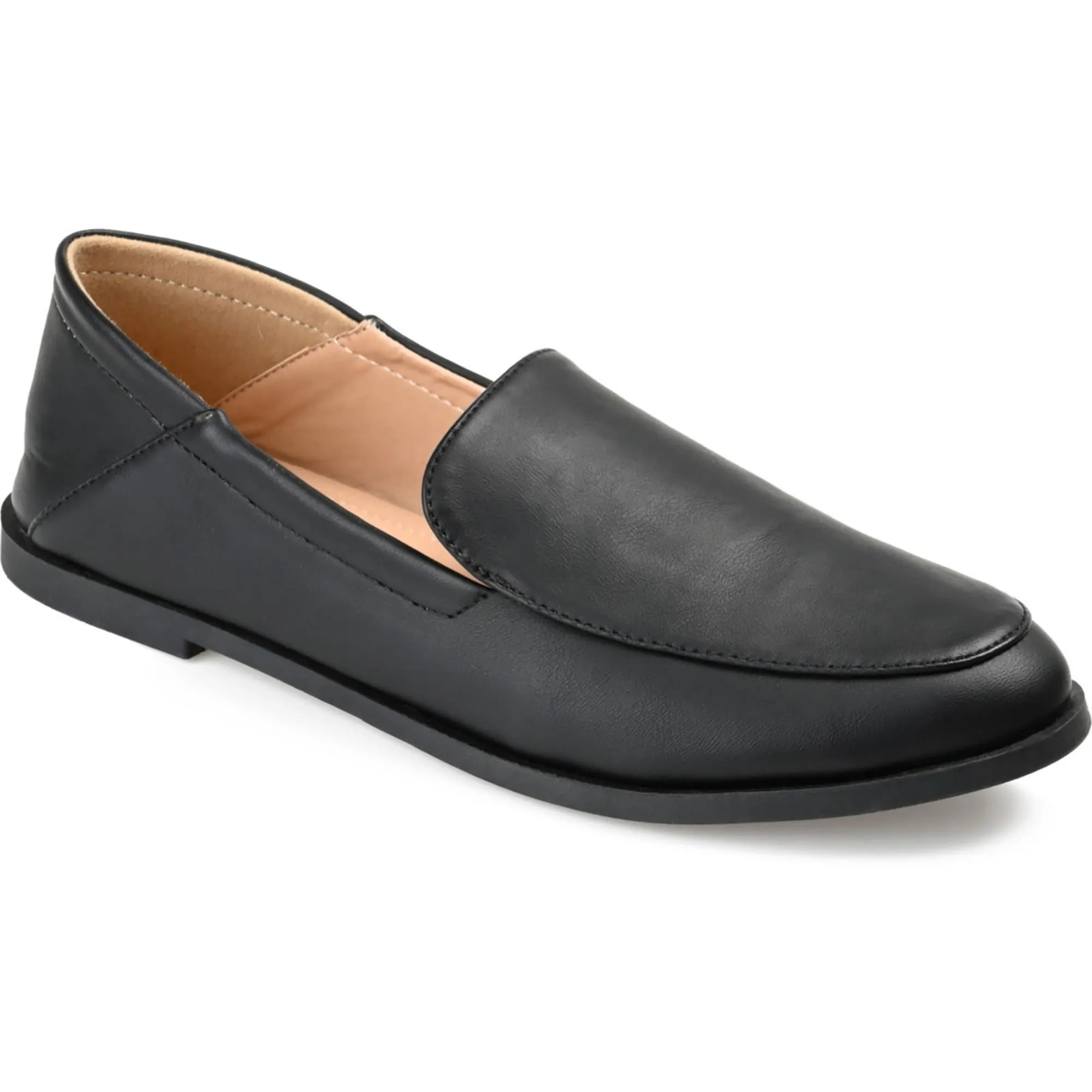 Corinne Womens Faux Leather Slip On Loafers