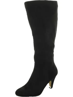 Corrine Plua Womens Zipper Knee-High Boots