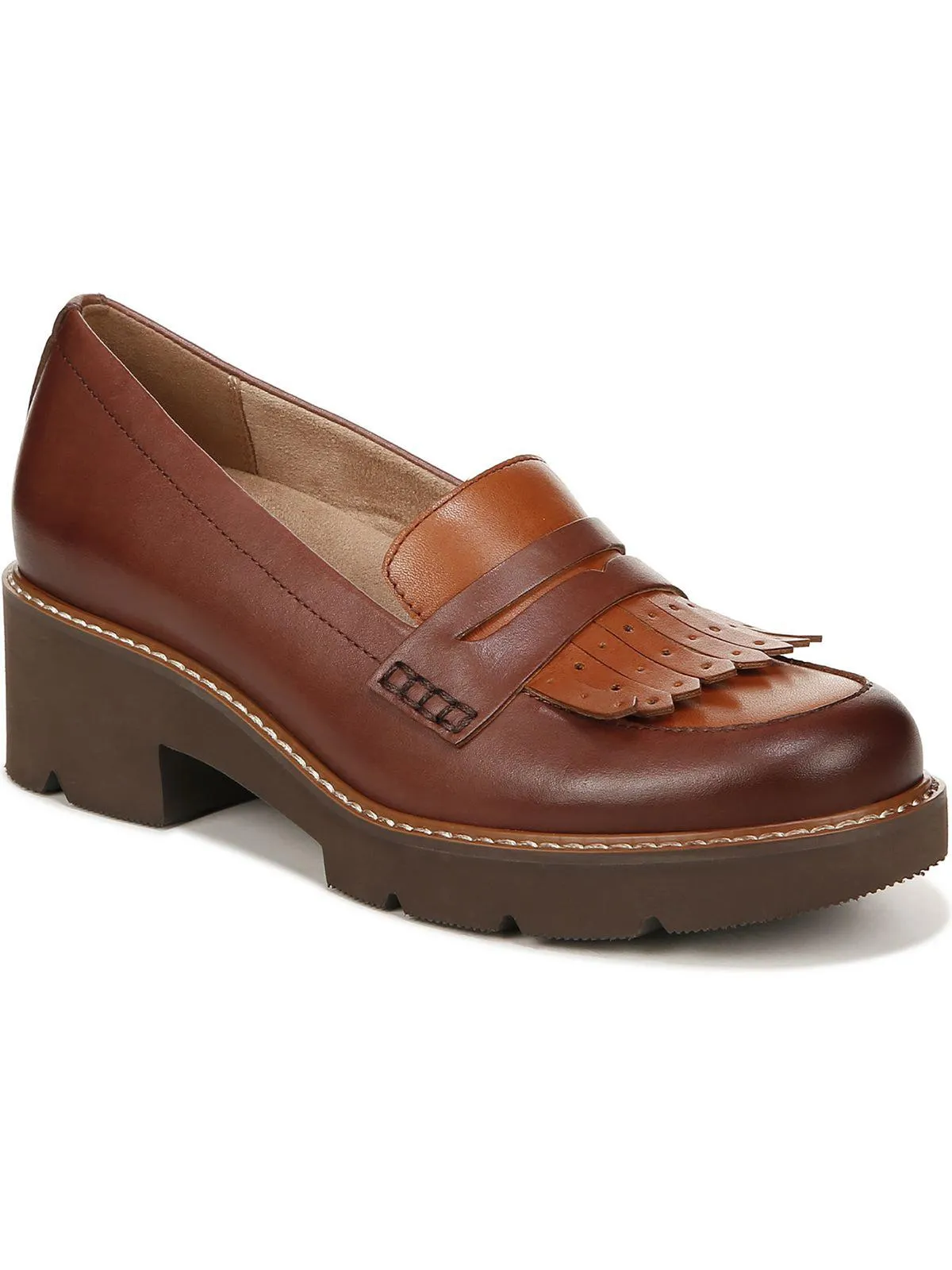 Darcy  Womens Patent Leather Memory Foam Loafers