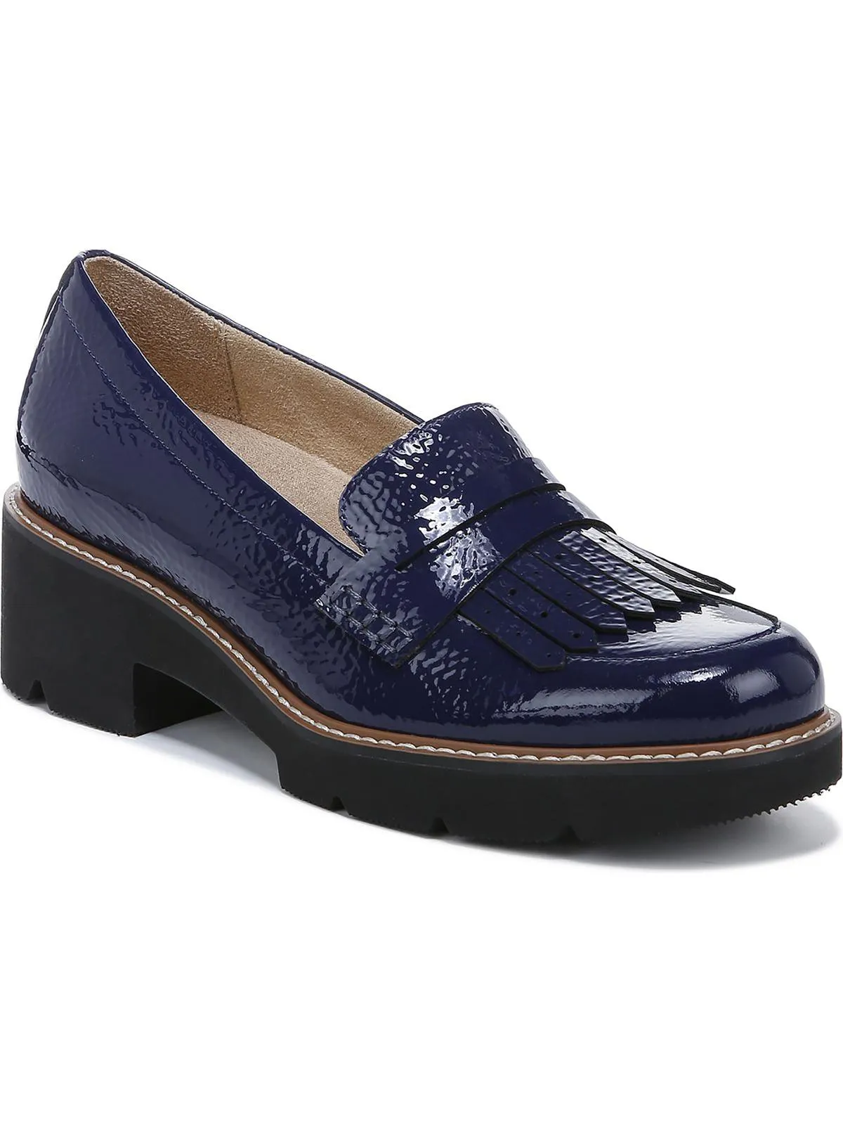 Darcy  Womens Patent Leather Memory Foam Loafers