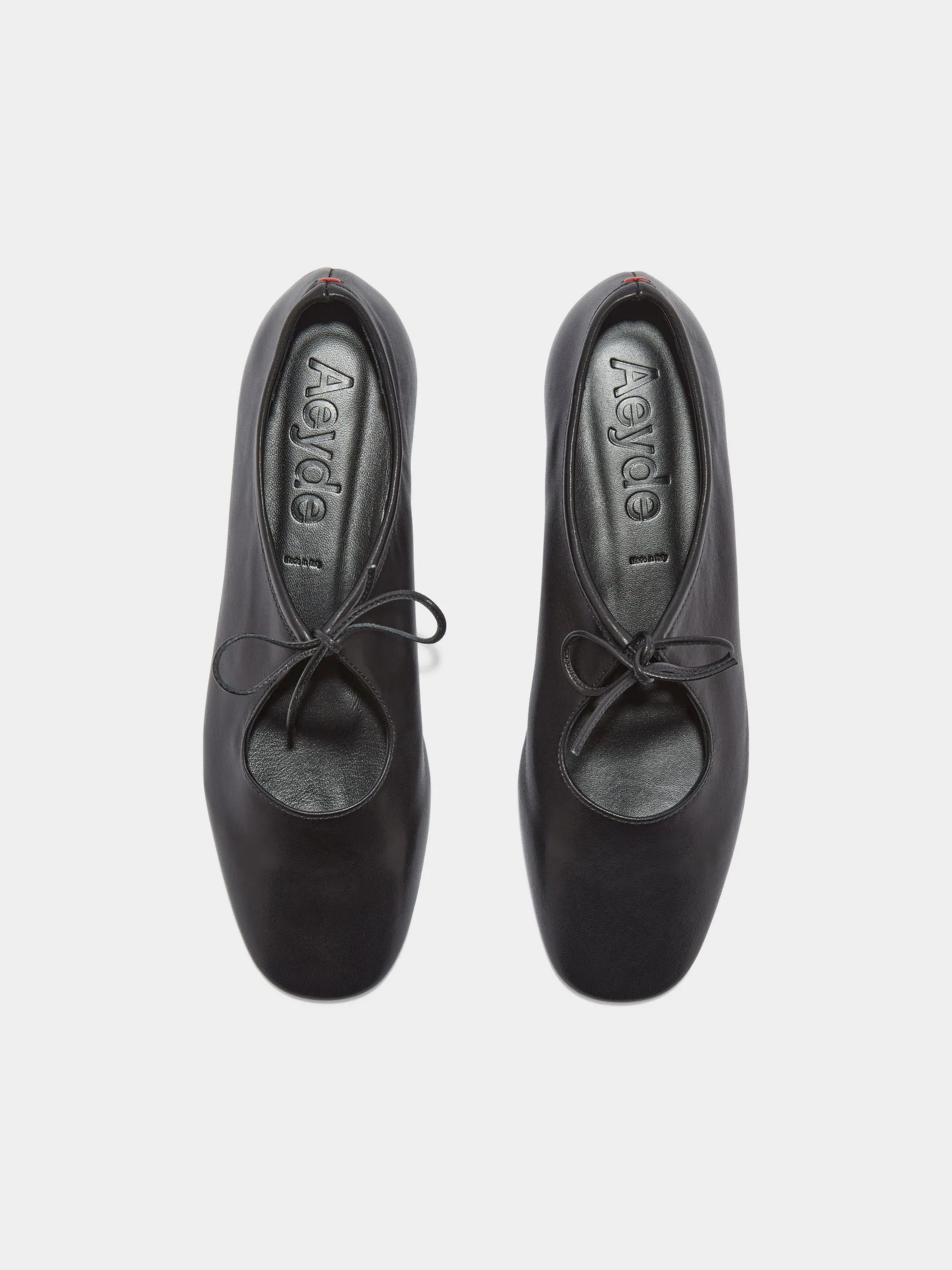 Della Leather Ballet Flats