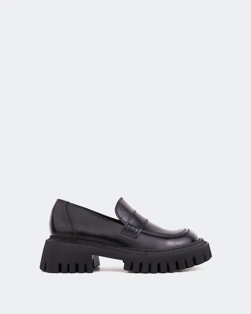 Derulo Black Leather