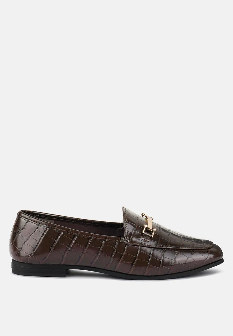 deverell street-smart horsebit embellished loafers