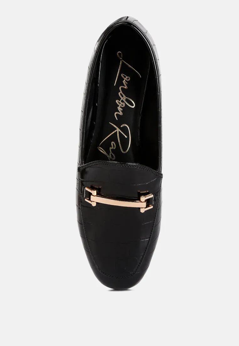 deverell street-smart horsebit embellished loafers
