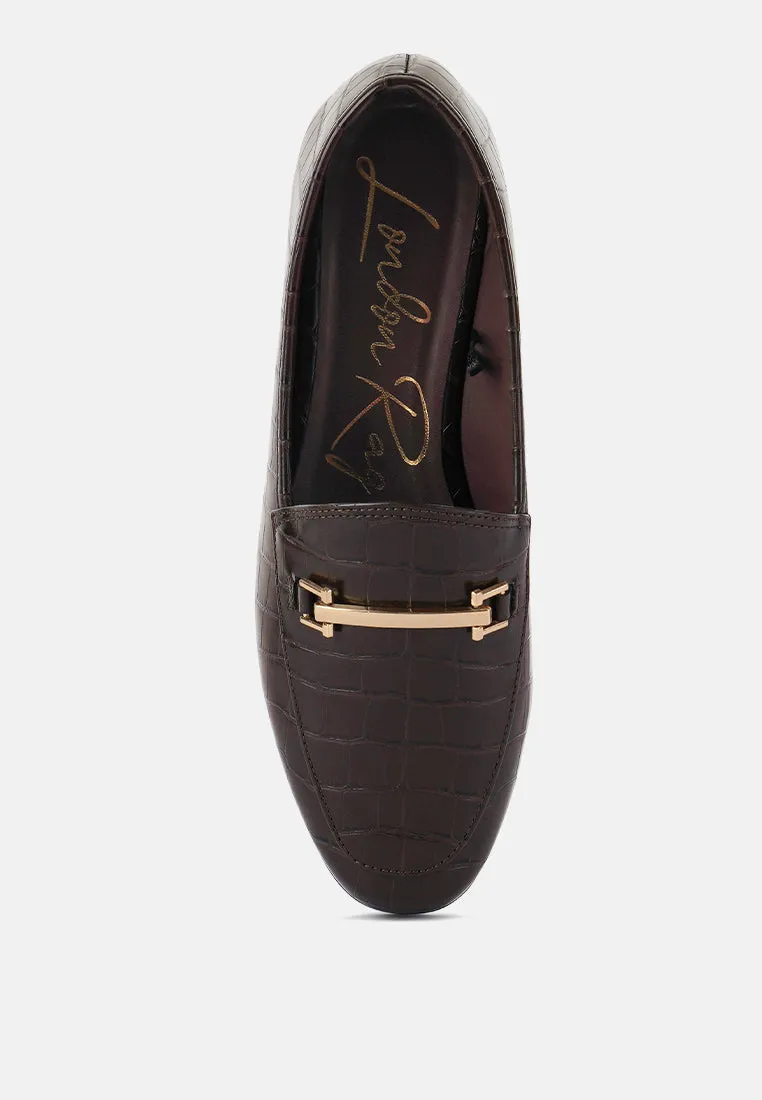 deverell street-smart horsebit embellished loafers