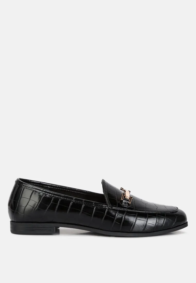 deverell street-smart horsebit embellished loafers