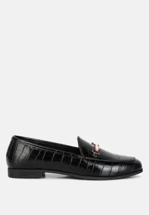 deverell street-smart horsebit embellished loafers