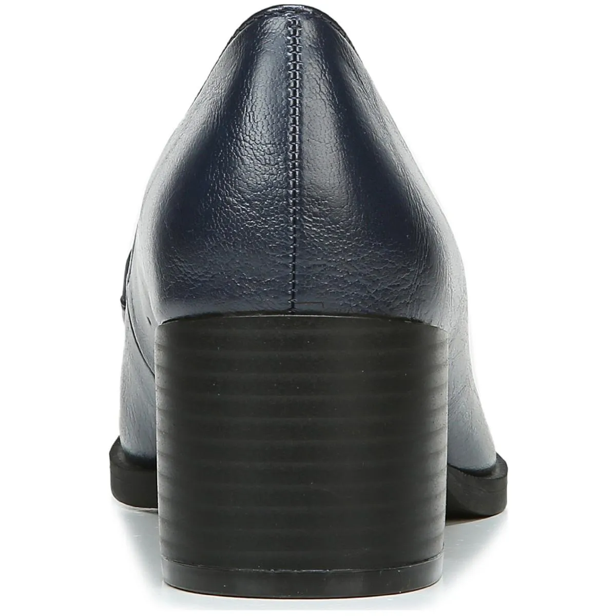Devyn Womens Block Heel Slip On Loafers