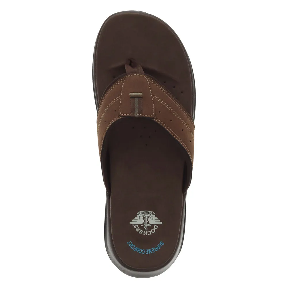 Dockers Mens Banks Casual Flip Flop Sandal Shoe