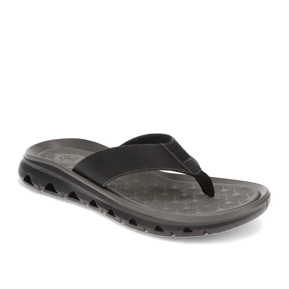 Dockers Mens Luka Synthetic Leather Casual Flip Flop Sandal Shoe