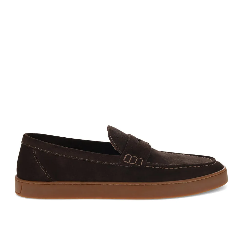 Dockers Mens Vaughn Suede Leather Casual Slip-On Penny Loafer Shoe