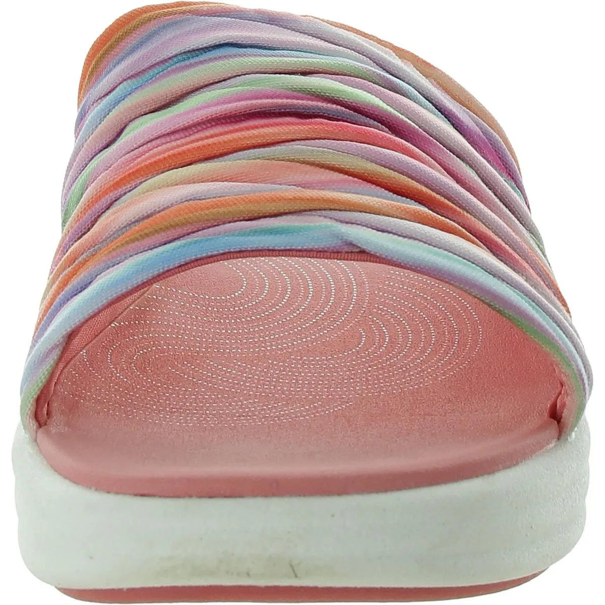Drift Petal Womens Cushioned Footbed Man Made Slide Sandals