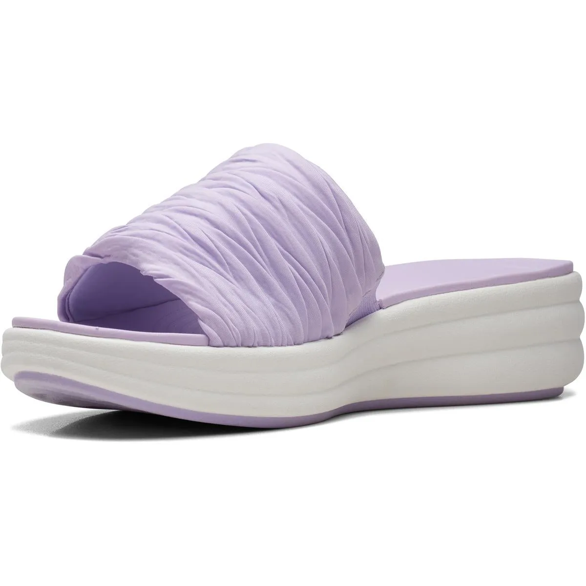 Drift Petal Womens Cushioned Footbed Man Made Slide Sandals