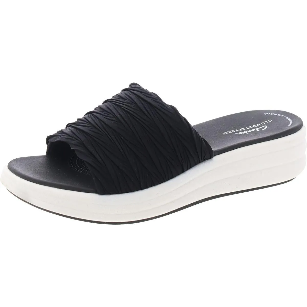 Drift Petal Womens Cushioned Footbed Man Made Slide Sandals