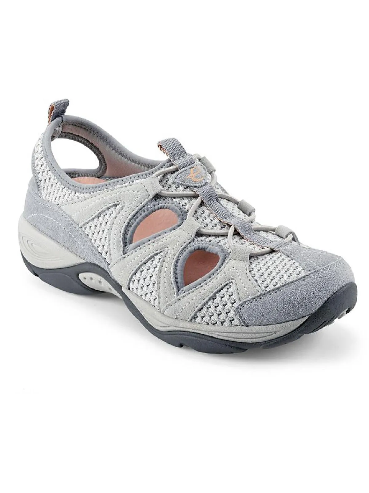 Earthen 10 Womens Suede Stretch Slip-On Sneakers