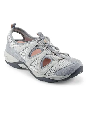 Earthen 10 Womens Suede Stretch Slip-On Sneakers
