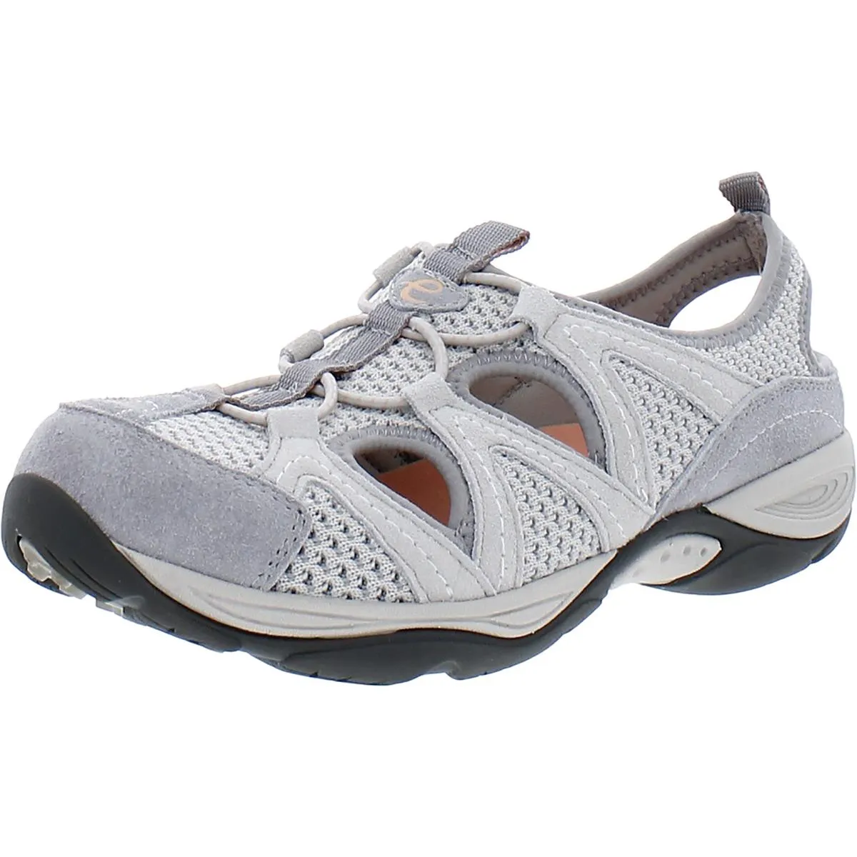 Earthen 10 Womens Suede Stretch Slip-On Sneakers