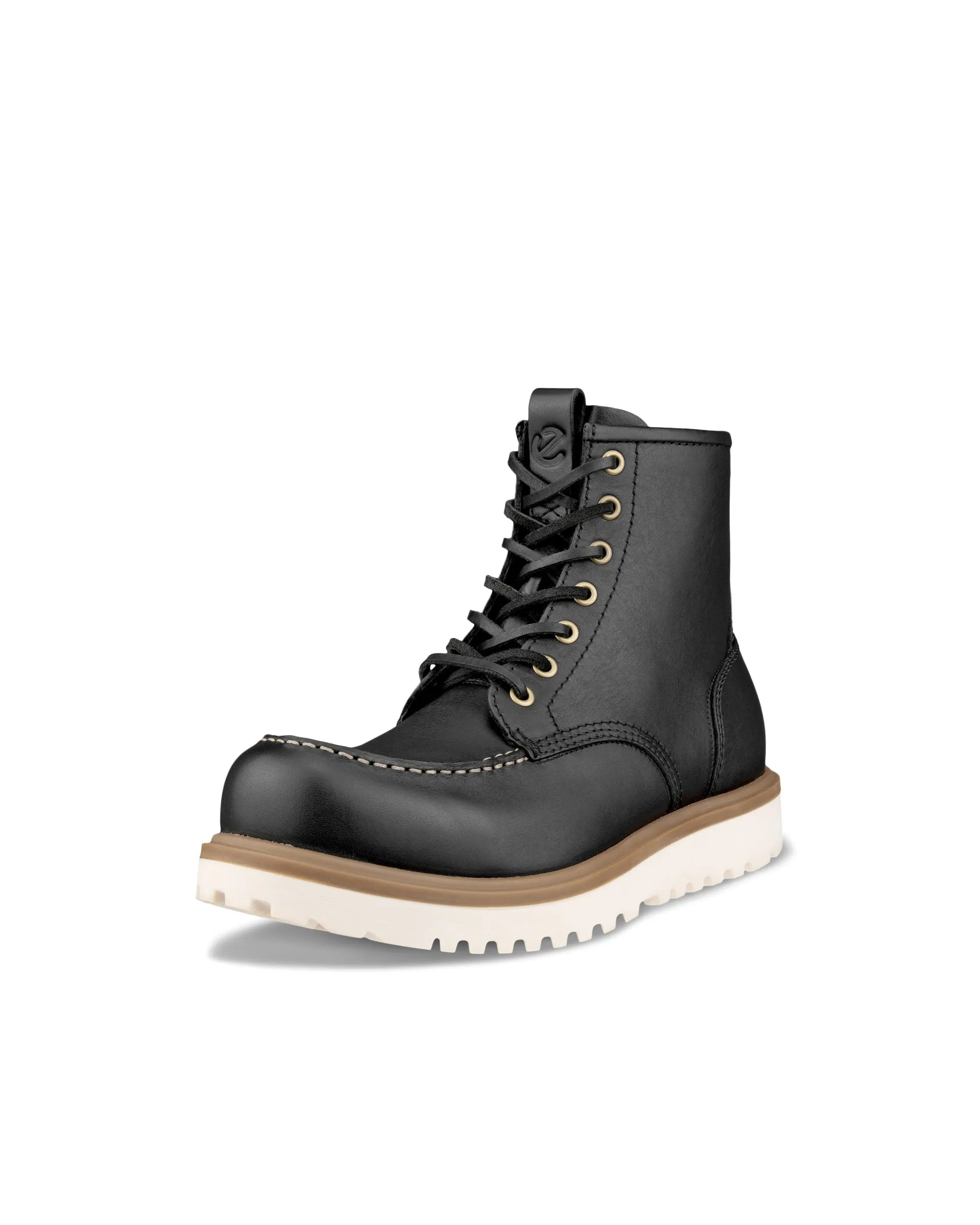 ECCO MEN'S STAKER MOC TOE BOOT