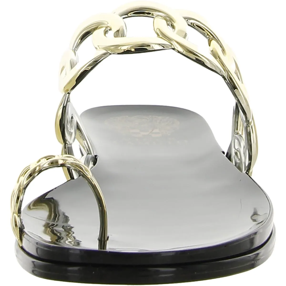 Emagenta Womens Chain Toe Loop Jelly Sandals