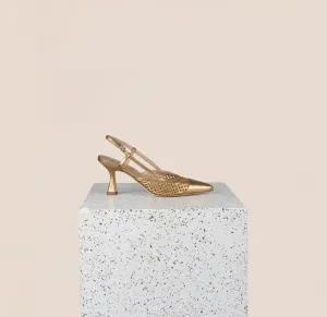 Emma - Perforated Gold Foil