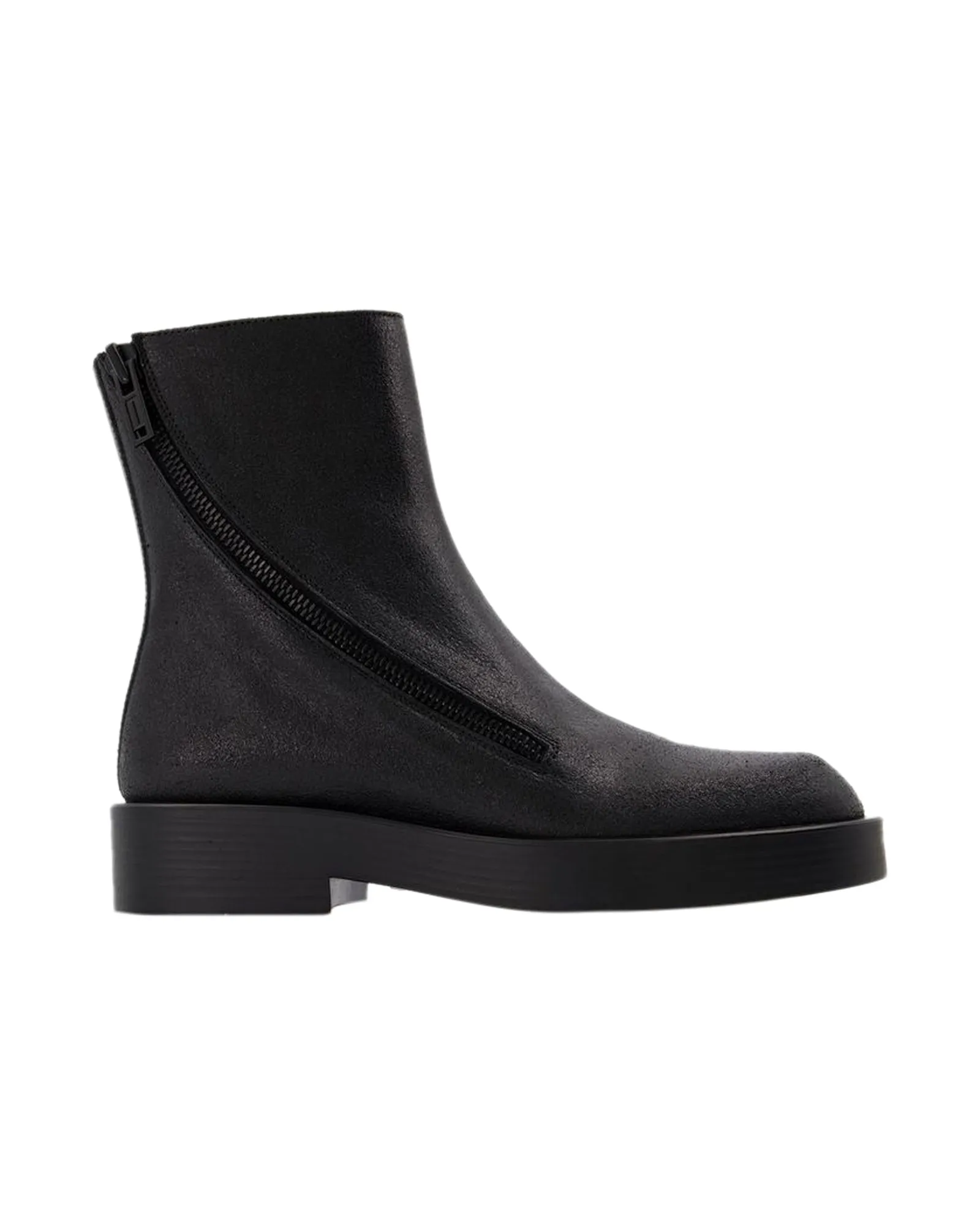 Ernest Ankle Boots in Black Leather