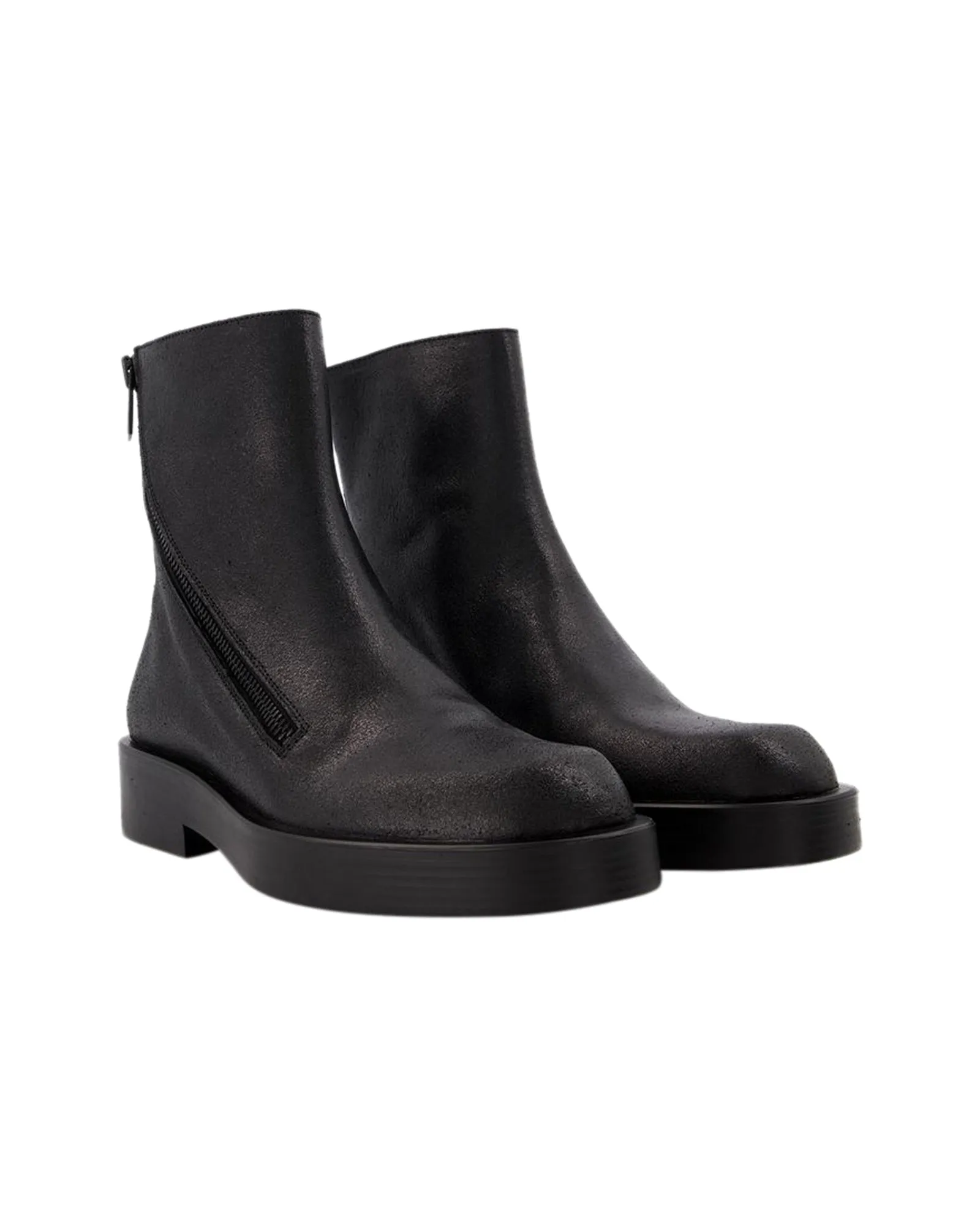 Ernest Ankle Boots in Black Leather