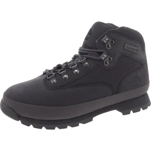 Euro Hiker Mens Leather Booties Hiking Boots