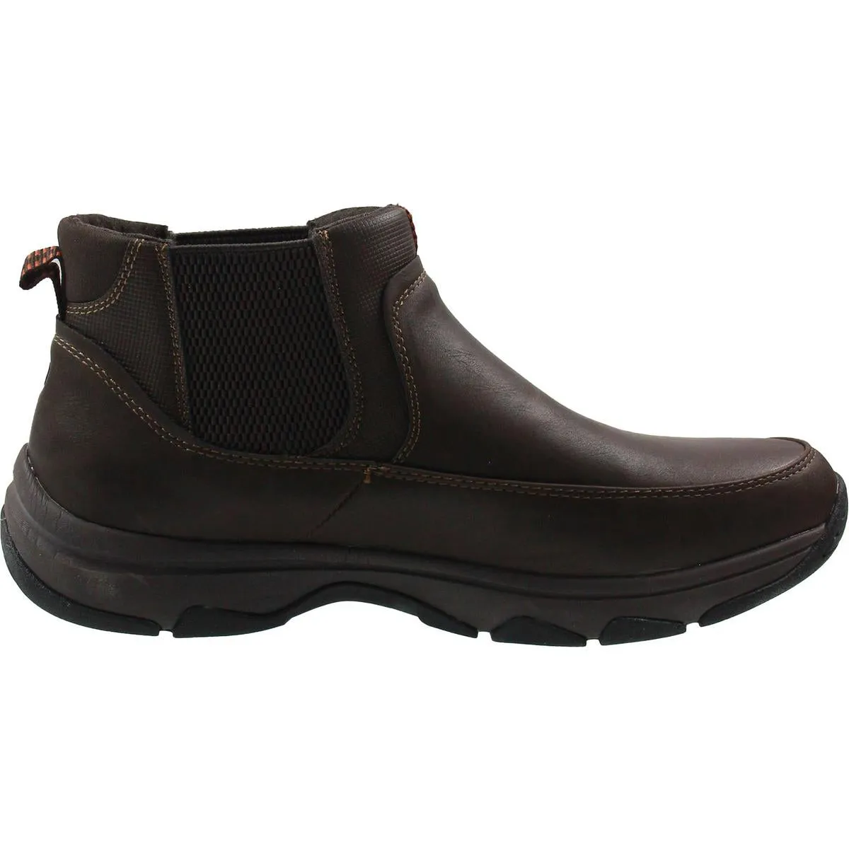 Excavate MTS Mens Padded Insole Faux Leather Chelsea Boots