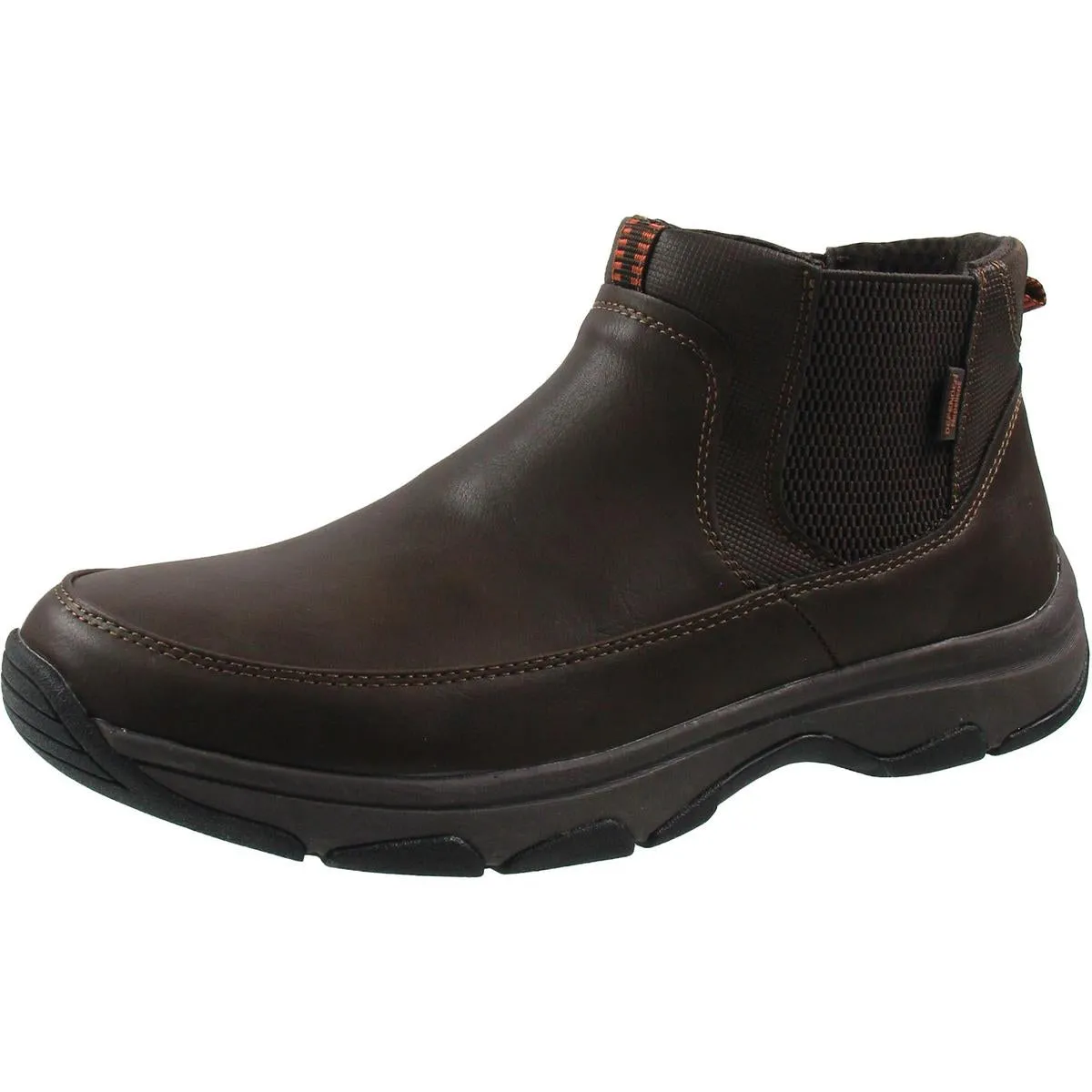 Excavate MTS Mens Padded Insole Faux Leather Chelsea Boots