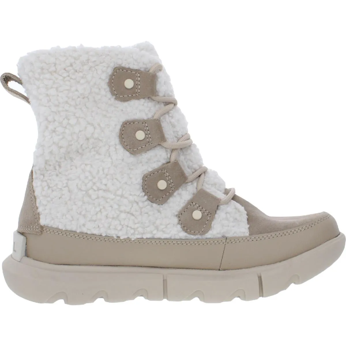 Explorer II Joan Cozy Womens Leather Lace Up Ankle Boots
