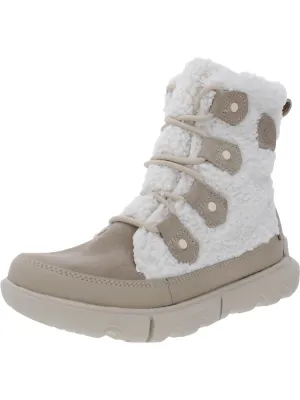 Explorer II Joan Cozy Womens Leather Lace Up Ankle Boots