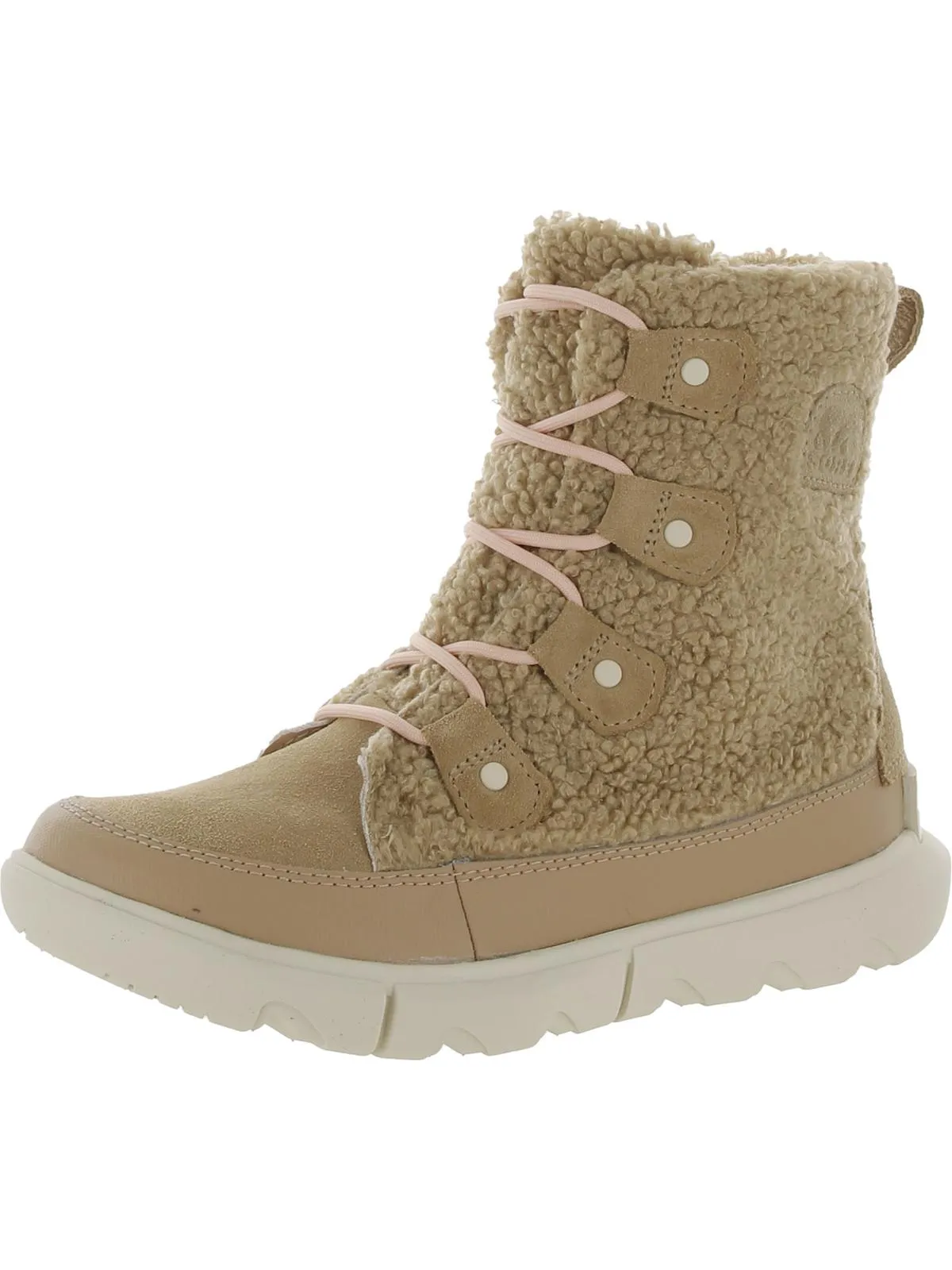 Explorer II Joan Cozy Womens Leather Lace Up Ankle Boots