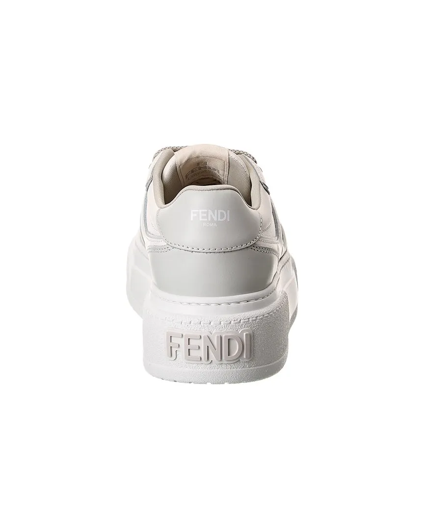 FENDI Match Leather Platform Sneaker
