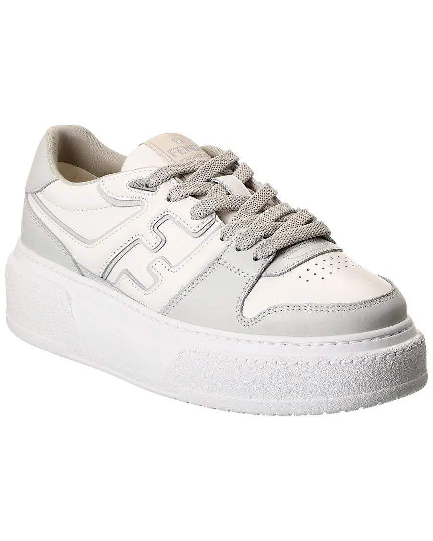 FENDI Match Leather Platform Sneaker