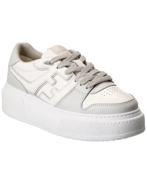 FENDI Match Leather Platform Sneaker
