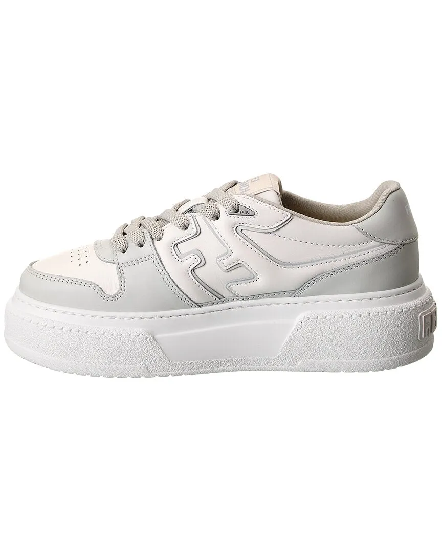 FENDI Match Leather Platform Sneaker