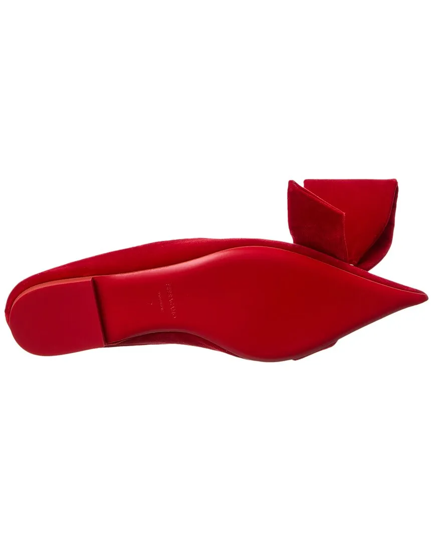 Ferragamo Emii T Velvet Flat