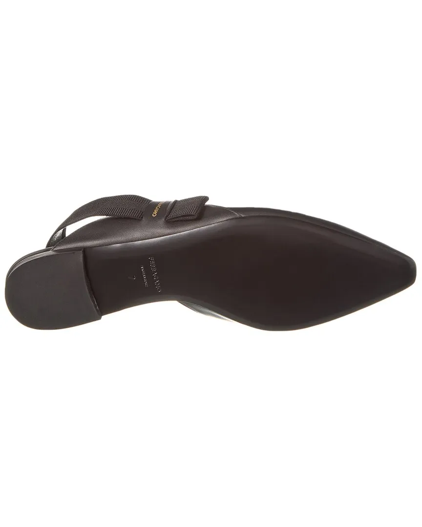 Ferragamo Vara Quilted Leather Flat