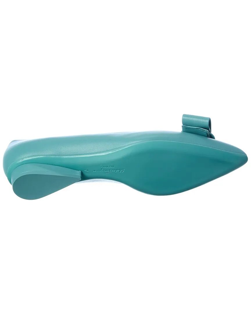Ferragamo Viva Leather Flat