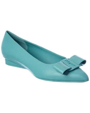 Ferragamo Viva Leather Flat