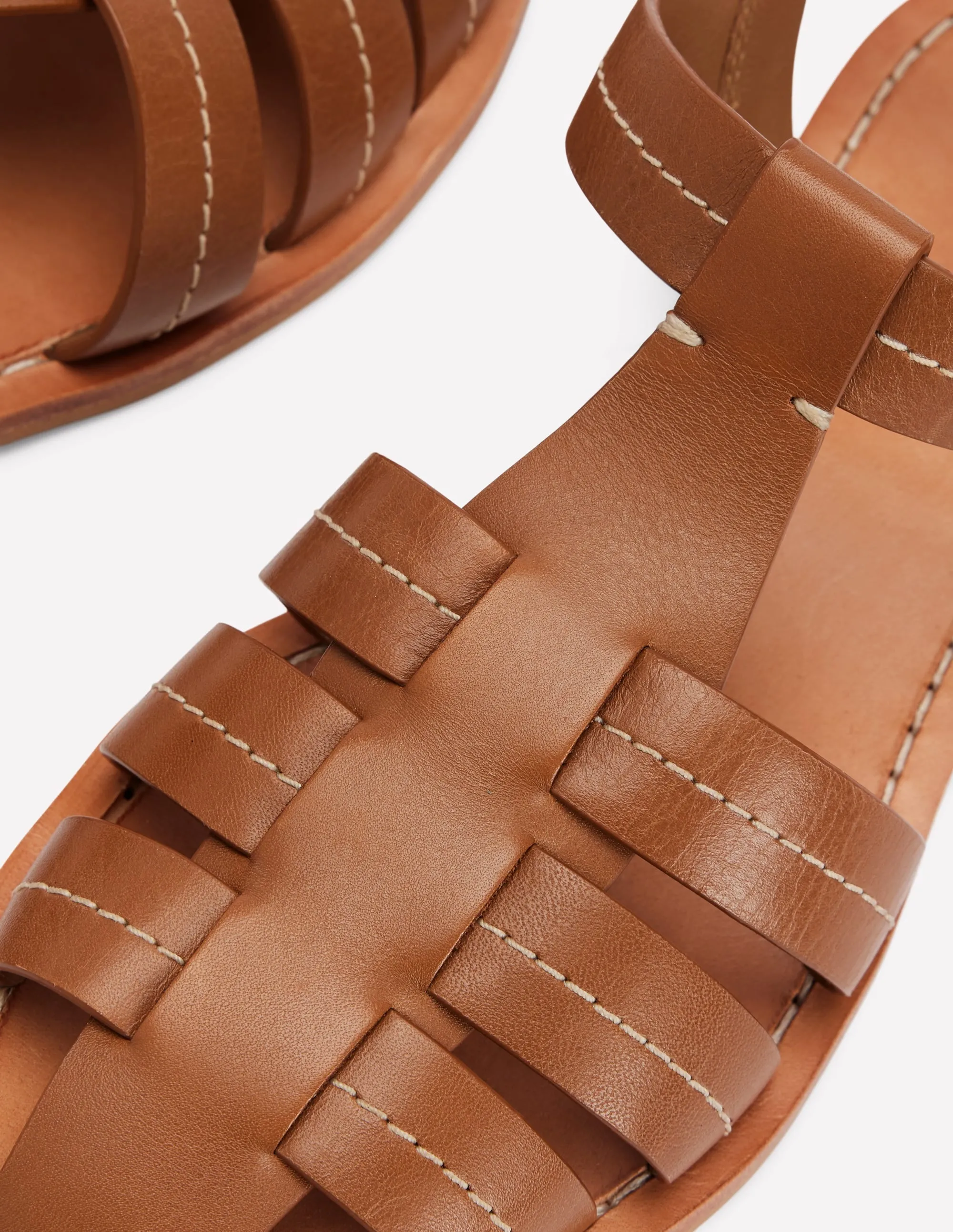 Fisherman Flat Sandal-Tan