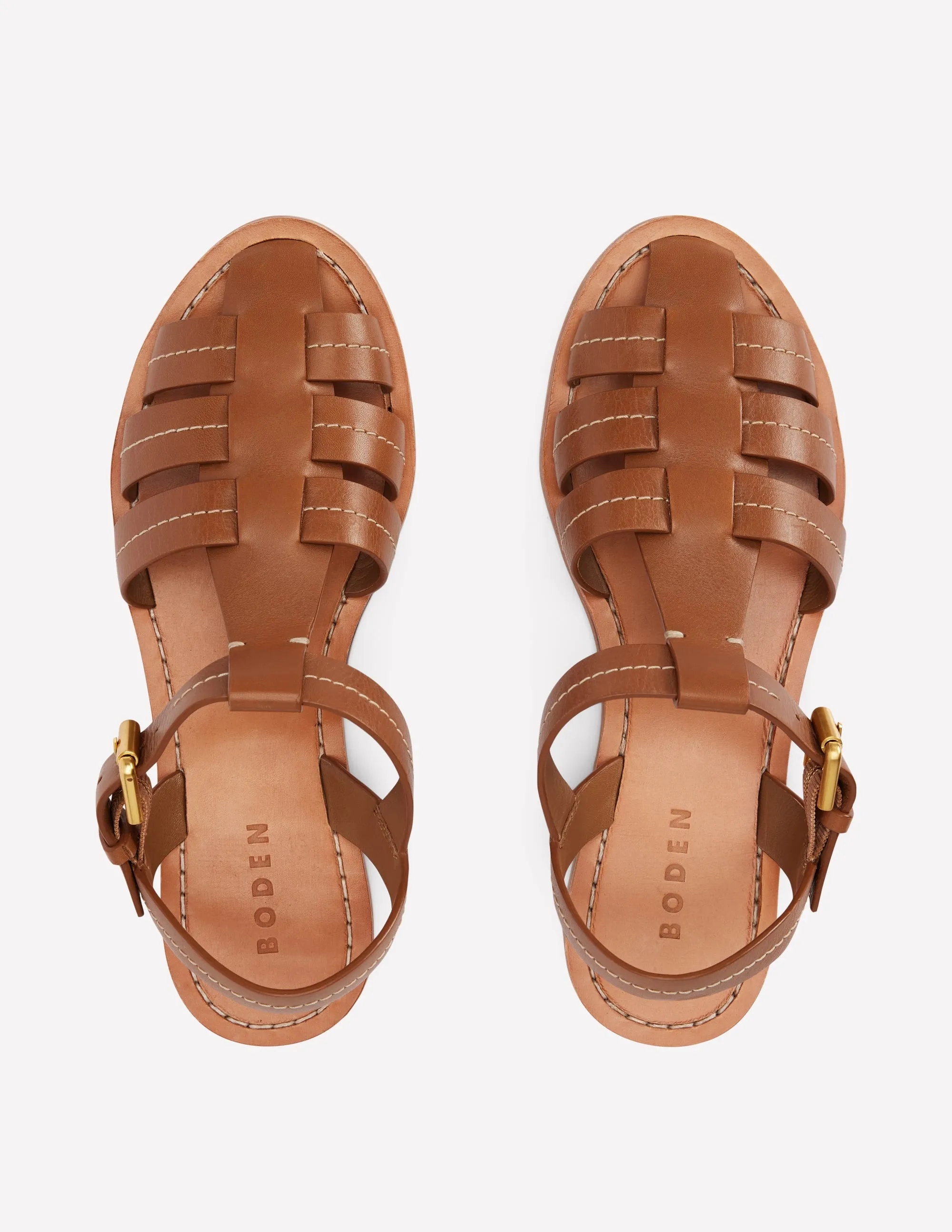 Fisherman Flat Sandal-Tan